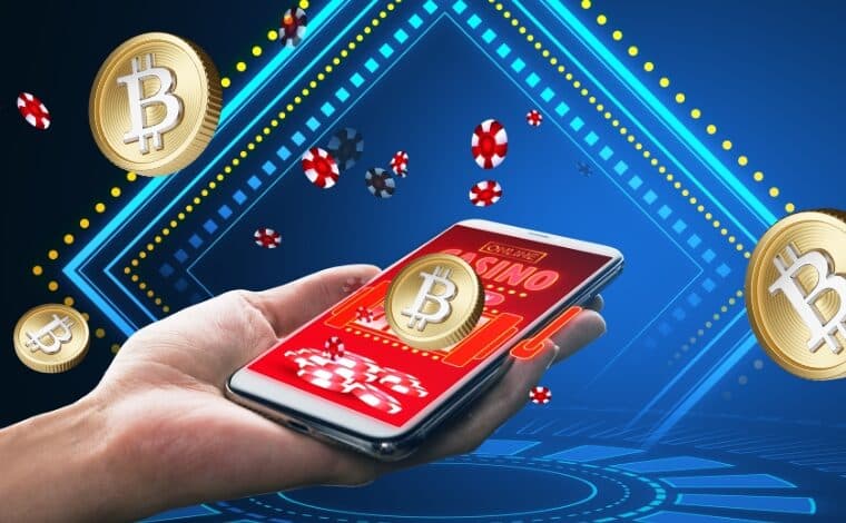 How do Bitcoin mobile casinos facilitate instant transactions?